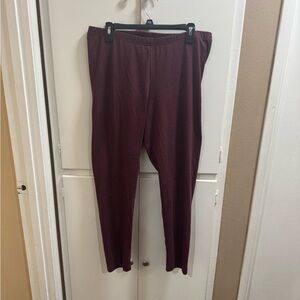 Old Navy Women's XXL Burgundy Leggings